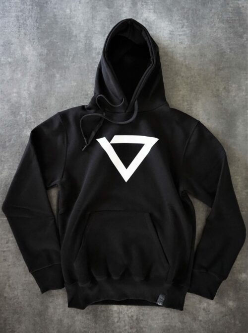 heavy hooded sweatshirt, manufactured with very resistant fabric