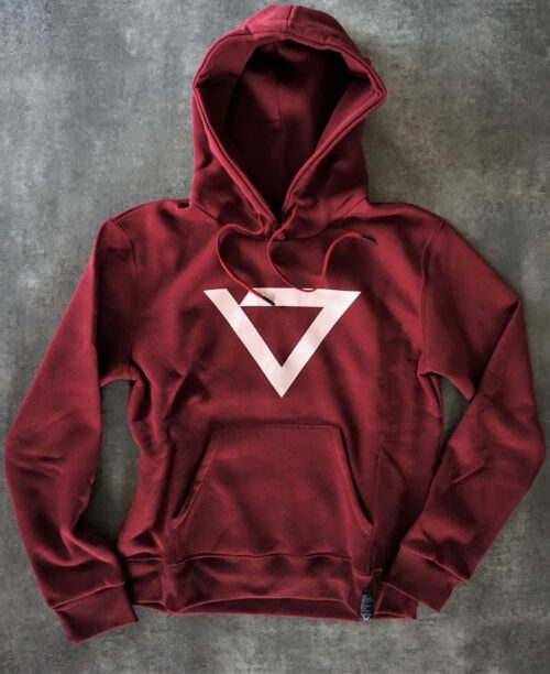 heavy hooded sweatshirt, manufactured with very resistant fabric