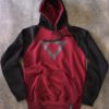 heavy hooded sweatshirt, manufactured with very resistant fabric