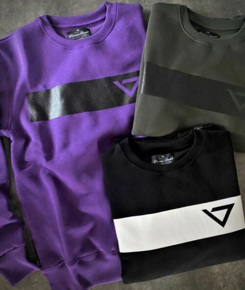 Stripe Crewneck